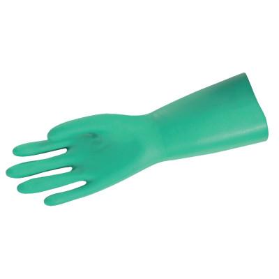 MCR Safety Unsupported Nitrile Gloves, Straight; Gauntlet Cuff, Unlined, Size 9, 11 mil, 5309