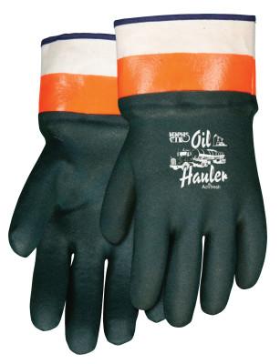 MCR Safety 10" GAUNTLET DOUBLE-DIP PVC GLOVE JERSEY LINE, 6410