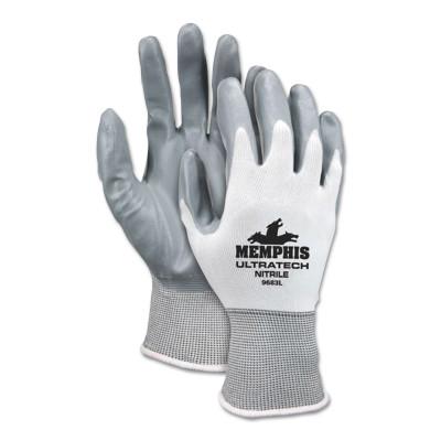 MCR Safety Ultra Tech Nitrile Coated Gloves, Small,, 9683S