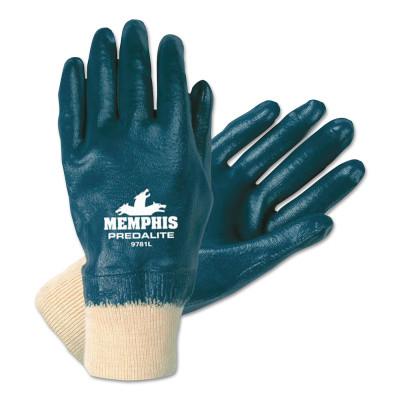 MCR Safety Predalite Nitrile Gloves, Small, Blue, 9781S