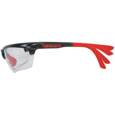 MCR Safety Dominator DM3 Safety Glasses, Clear Lens, MAX6 Anti-Fog, Gunmetal Frame, DM1310PF