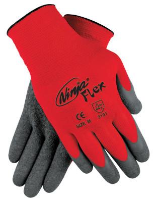 MCR Safety Ninja Coated-Palm Gloves, 2X-Large, Gray/Red, N9680XXL