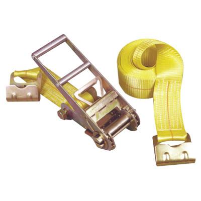 Keeper® Ratchet Tie-Down Straps, Flat Hooks, 3 in W, 27 ft L, 15,000 lb Capacity, 04637