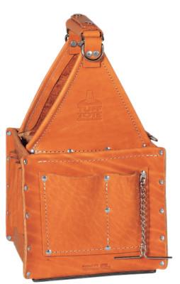 Ideal® Industries Tuff-Tote Ultimate Tool Carriers, 7 Compartments, Brown, Premium Leather, 35-975