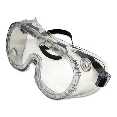 MCR Safety Protective Goggles, Clear/Clear, Antifog, Chemical Resistant, Ventless, 2237R