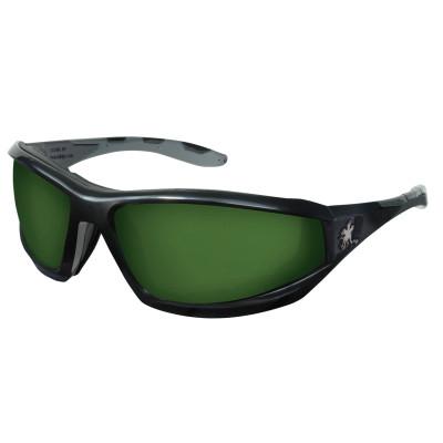 MCR Safety Reaper Protective Eyewear, Green 3.0 Lens, Duramass Scratch-Resistant, RP2130