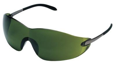 MCR Safety Blackjack Elite Protective Eyewear, Green 3.0 Lens, Duramass Scratch-Resistant, S21130