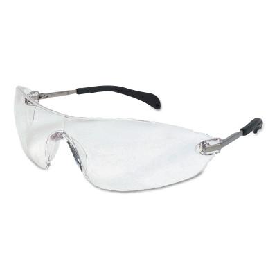 MCR Safety Blackjack Elite Protective Eyewear, Clear Lens, Duramass HC, Clear Frame, S2210