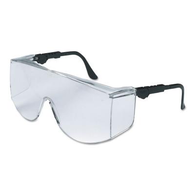 MCR Safety Tacoma Protective Eyewear, Clear Lens, Duramass HC, Black/Clear Frame, Nylon, TC110XL
