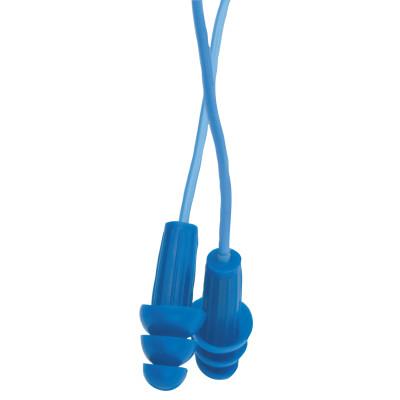 Kimberly-Clark Professional H20 Metal Detectable Reusable Earplugs - Corded, Plastic, Blue, Corded, 13822