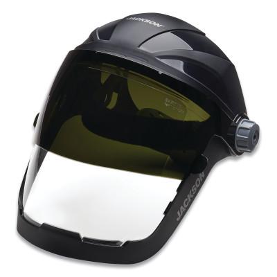 Jackson Safety QUAD 500 FACESHIELD CH GRD CL MLD PC AF 370 HDGR, 14220