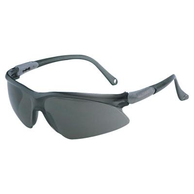Kimberly-Clark Professional V20 Visio* Safety Eyewear, Smoke Lens, Anti-Scratch, Black Frame, 14472