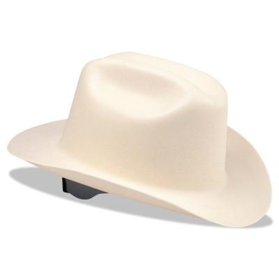 Jackson Safety WESTERN OUTLAW Hard Hats, 4 Point Ratchet, White, 19500