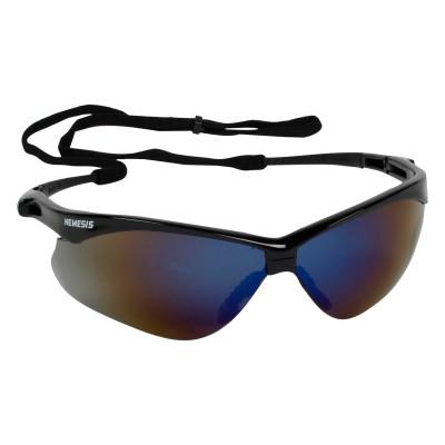 Kimberly-Clark Professional Jackson Safety Nemesis V30 CSA Safety Glasses, Black/Blue, Hard Coat, 20382