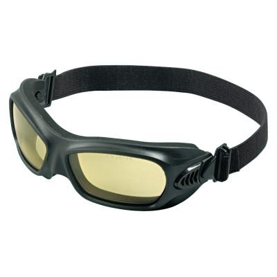 Kimberly-Clark Professional V80 WILDCAT* Goggles, Amber/Black, Elastic Strap, 20527