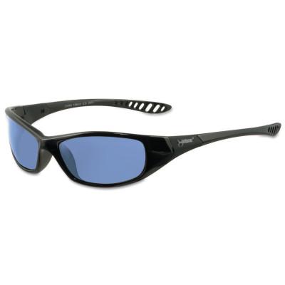Kimberly-Clark Professional V40 Hellraiser* Safety Eyewear, Light Blue Lens, Anti-Scratch, Black Frame, 20542