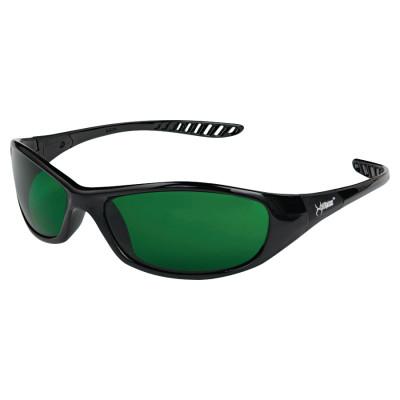 Kimberly-Clark Professional V40 Hellraiser* Safety Eyewear, IRUV 3.0 Lens, Anti-Scratch, Black Frame, Nylon, 20544