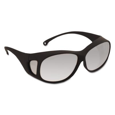 Kimberly-Clark Professional V50 OTG* Safety Eyewear, Indoor/Outdoor Lens, Anti-Scratch, Black Frame, Nylon, 20748