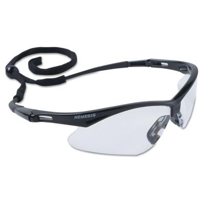 Kimberly-Clark Professional V30 Nemesis* Safety Eyewear, Clear Anti-Fog Lens, Black Frame, 25679