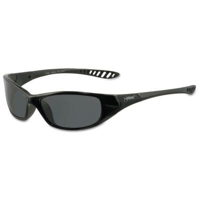 Kimberly-Clark Professional V40 Hellraiser* Safety Eyewear, Smoke Lens, Anti-Scratch, Black Frame, Nylon, 25714