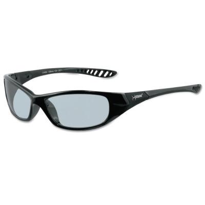 Kimberly-Clark Professional V40 Hellraiser* Safety Eyewear, Indoor/Outdoor Lens, Anti-Scratch, Black Frame, 25716