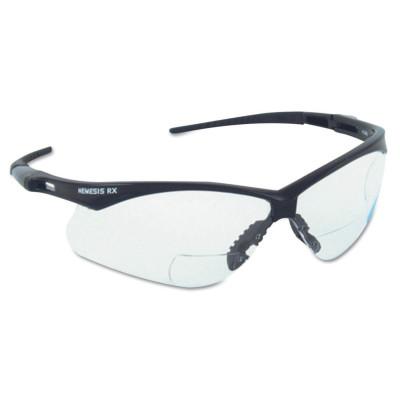 Kimberly-Clark Professional V60 Nemesis* RX Safety Eyewear, +3.0 Diopter Polycarb Anti-Scratch Lenses, Black, 28630