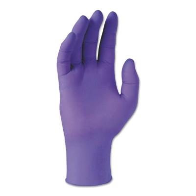 Kimberly-Clark Professional Purple Nitrile Exam Gloves, Beaded Cuff, Unlined, X-Small, 55080