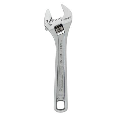 Channellock® Adjustable Wrenches, 4 in Long, .51 in Opening, Chrome, 804-CLAM