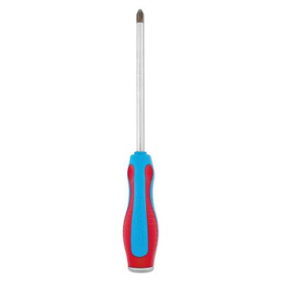Channellock® Code Blue Phillips Screwdrivers, 11 in Long, Blue/Red, P306CB