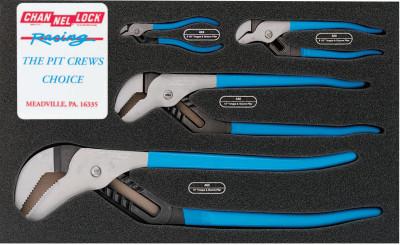 Channellock® Tongue and Groove Straight Jaw Plier Set, 3 Pc, 6.5 in L, 9.5 in L, and 12 in L, PC-1