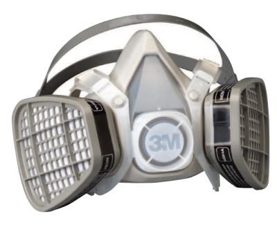 3M™ 5000 Series Half Facepiece Respirators, Large, Organic Vapors/P95, 53P71
