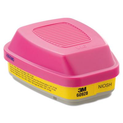 3M™ Combination Cartridges/P100 Particulate Filter, Methylbromide/Radioiodine, 60928