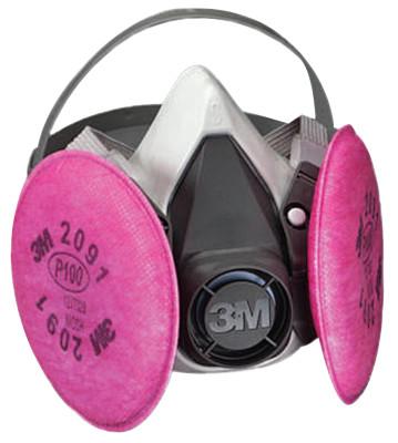 3M™ 6000 Series Half Facepiece Respirator Assemblies, Medium, 6291