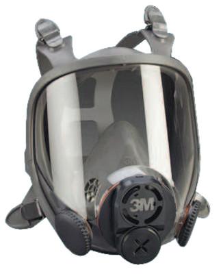 3M™ Full Facepiece Respirator 6000 Series, Large, DIN Thread Port, 6900DIN