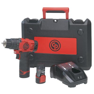 Chicago Pneumatic Cordless Drill Driver Kit CP8528K, 1/16 in - 3/8 in Chuck, 288 in lb Torque, CP8528K