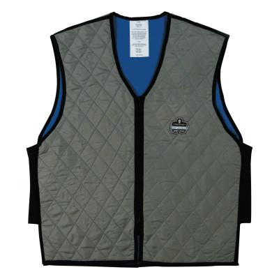 Ergodyne Chill-Its 6665 Evaporative Cooling Vests, X-Large, Gray, 12545