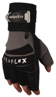 ERGODYNE ProFlex 900 Impact Gloves, Neoprene, Large, Black, 17694