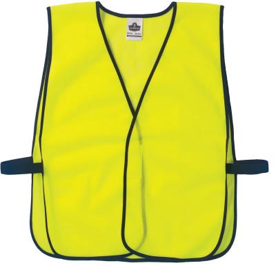 Ergodyne GloWear Non-Certified Vests,  8010HL, One Size, Lime, 20020