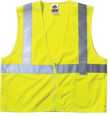 Ergodyne GloWear 8220Z Class 2 Standard Vests, 2XL/3XL, Orange, 21117