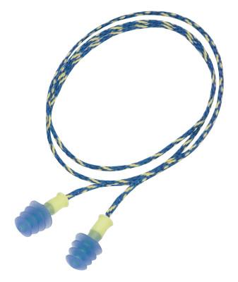 Honeywell Fusion® Multiple-Use Earplug, Thermoplastic Elastomer, Green, Corded, FUS30S-HP