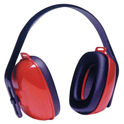 Honeywell QM24PLUS® Earmuff, 25 dB NRR, Red, Over the Head, QM24PLUS