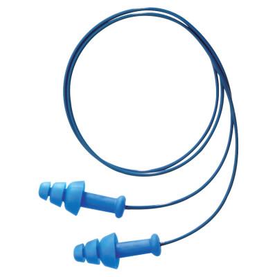 Honeywell SmartFit Detectable Earplugs, TPE, Blue, Corded, SDT-30