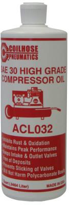 Coilhose Pneumatics Air Compressor Oils, 32 oz, Bottle, ACL032-P12