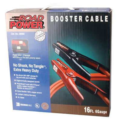 CCI® Automotive Booster Cables, 6/1 AWG, 12 ft, Orange, 08565