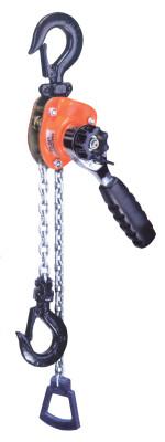 CM Columbus McKinnon Series 602 Mini Rachet Lever Hoist, 550 lb Capacity, 5 ft Lifting Height, 0210