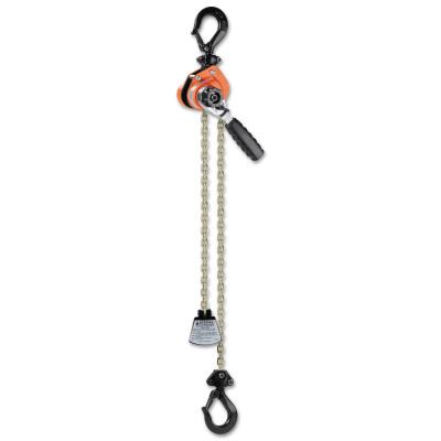 CM Columbus McKinnon Mini Ratchet Lever Hoists, 1100 lb Capacity, 1 Fall, 78 lb Pull, 0216