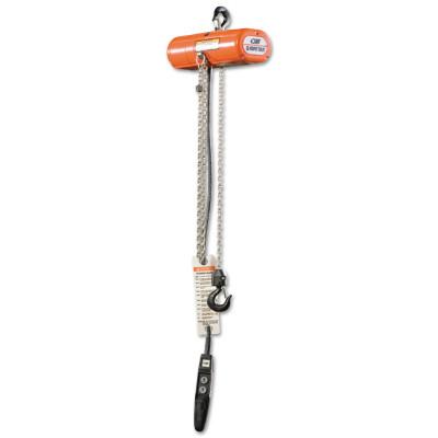 CM Columbus McKinnon ShopStar Electric Chain Hoist, 600 lb Capacity, 10 ft Lifting Height, 2001