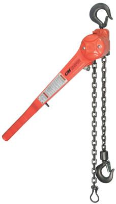 CM Columbus McKinnon Series 640 Long Handle Pullers, 3/4 Tons Capacity, 15 ft Lifting Height, 4250