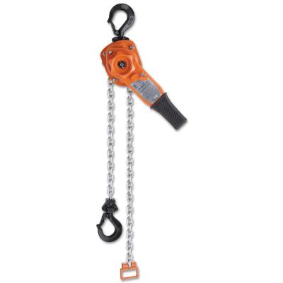 CM Columbus McKinnon Series 653 Lever Chain Hoist, 3/4 Tons Cap., 5 ft Lifting Ht., 1 Fall, 45 lbf, 5310