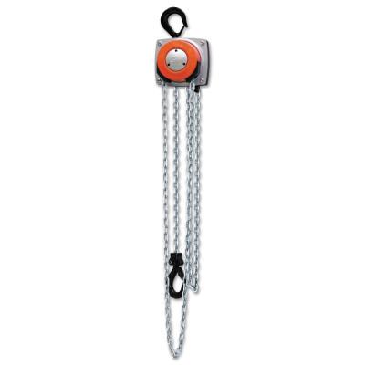 CM Columbus McKinnon Hurricane 360° Hand Chain Hoist, 3 Tons Cap., 20 ft Lifting Ht., 1 Fall, 92 lbf, 5637A